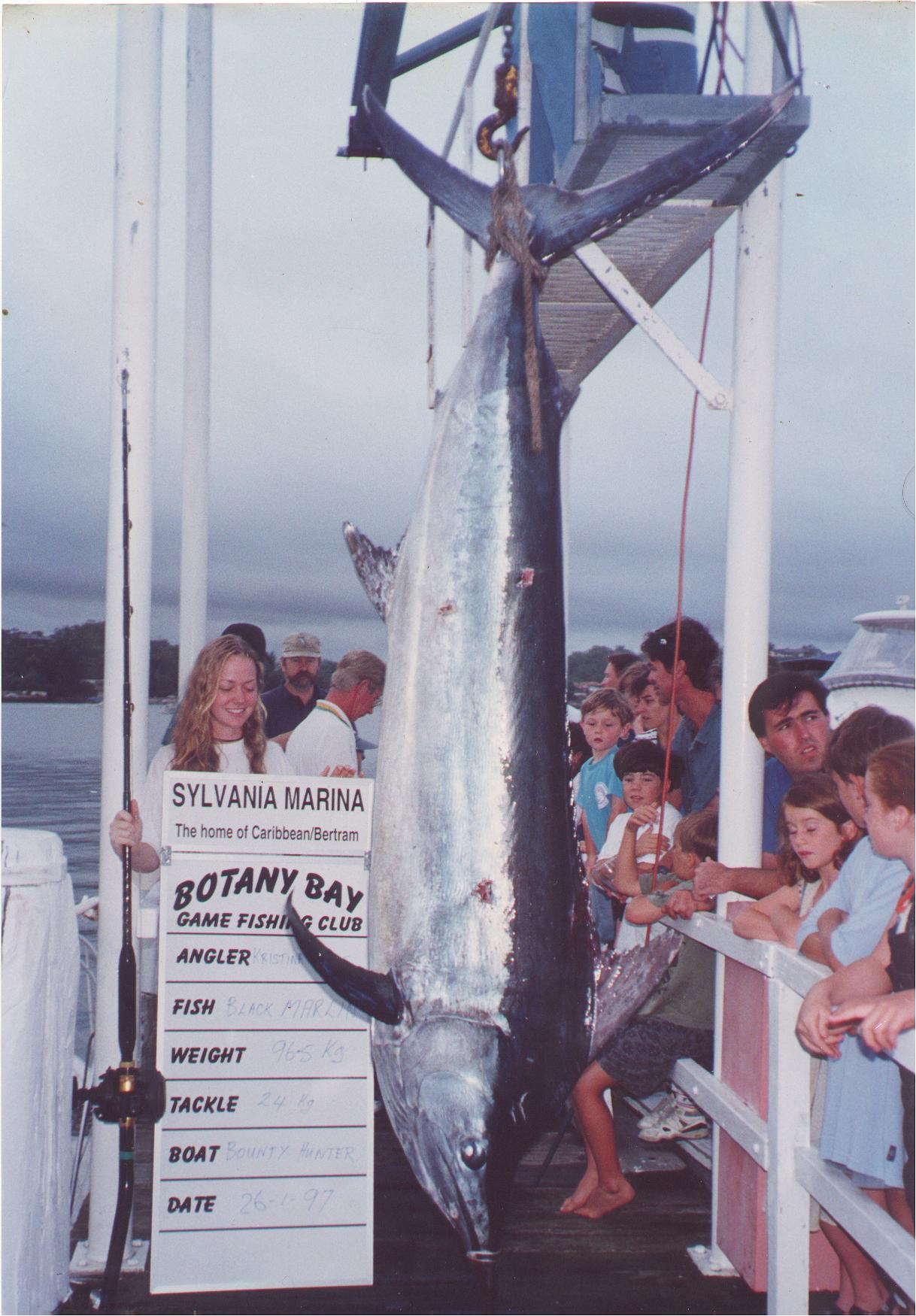 A 96Kg Black Marlin